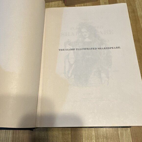 The Globe Illustrated Shakespeare Complete Works Annotated Leather Gilt 1986 - Picture 13 of 16